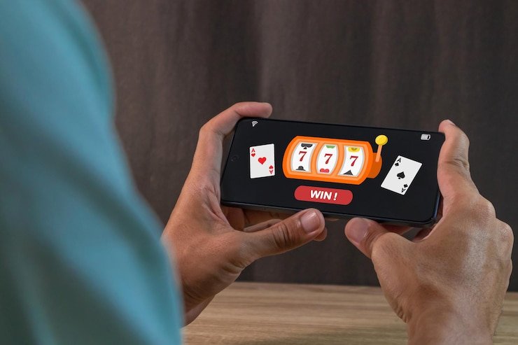 Papan permainan Gaple Online di androeed dengan kartu berwarna cerah dan antarmuka yang jelas
